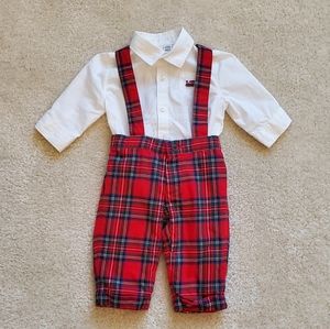 Janie and Jack Tartan Christmas Outfit